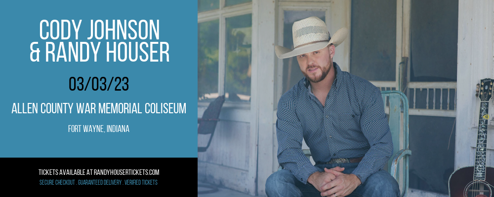Cody Johnson & Randy Houser at Randy Houser Tickets tickets Cody Johnson & Randy Houser at Randy Houser Tickets